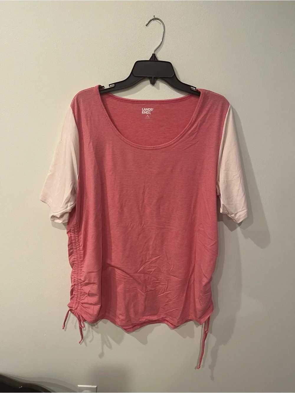 NWOT Lot of 3 Lands' End Side-Ruch Short Elbow Sleeve Tees Size 1X - Picture 12 of 14